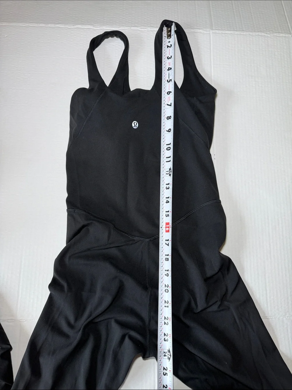 lululemon athletica Black Scoop-Neck Jumpsuit Romper Size 4